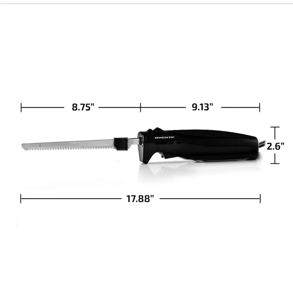 New in Box - Ovente Easy Slice Automatic Electric Knife with Stainless Steel